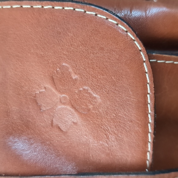 EUC Patricia Nash Heritage Aberdeen Leather Backpack Purse Brown - Picture 3 of 14